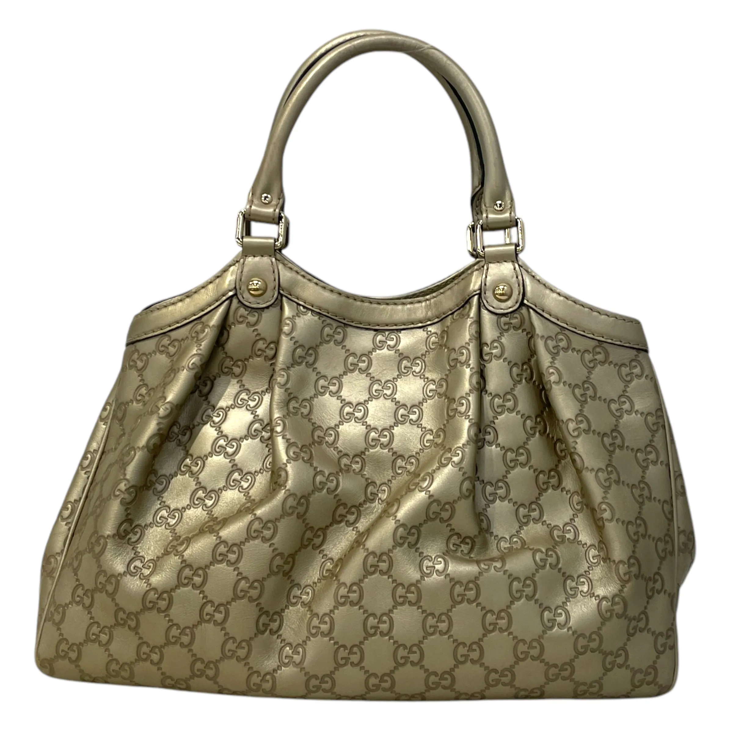 GUCCI/Hand Bag/L/Monogram/MLT/GG Signature Sukey