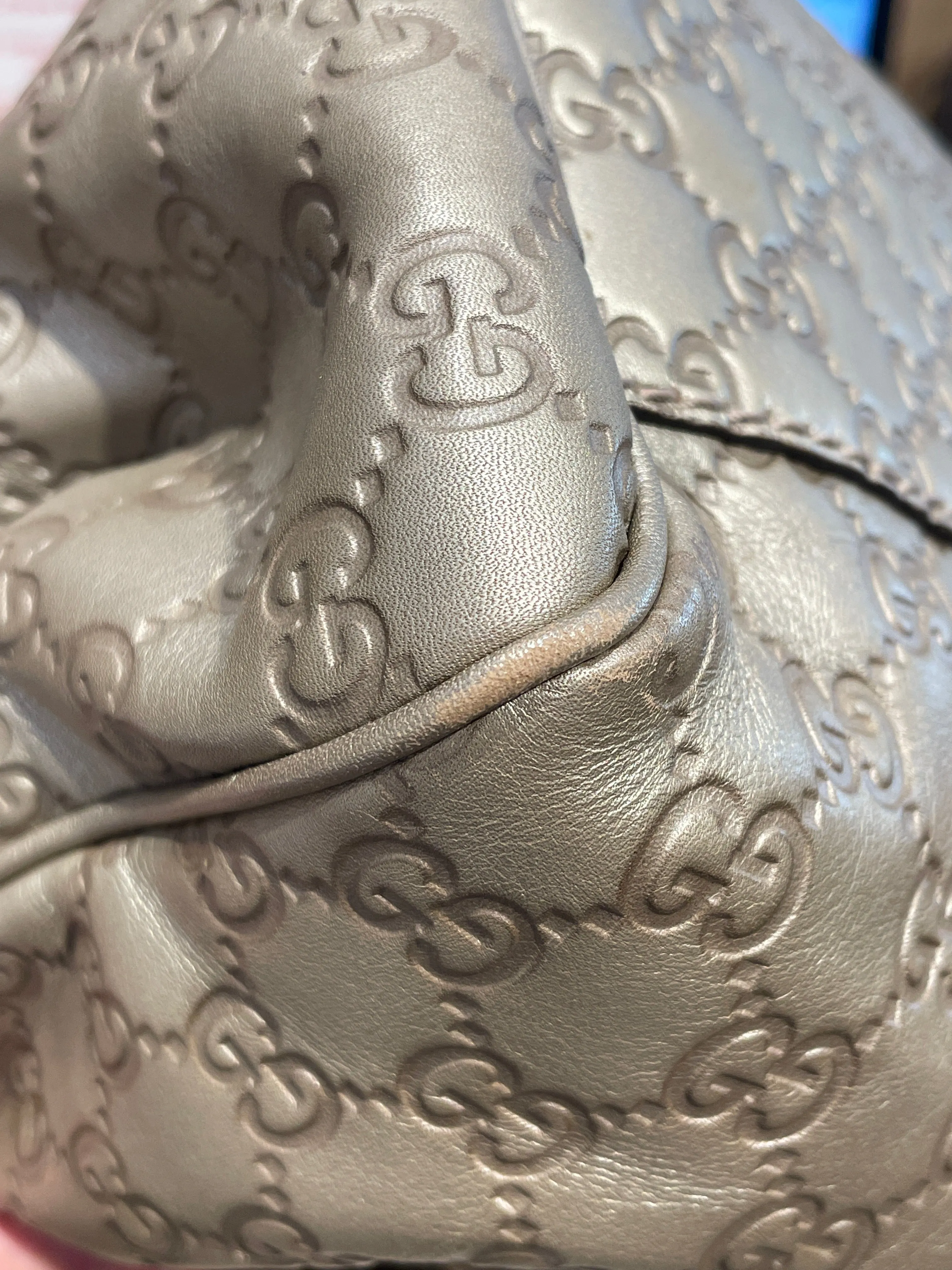 GUCCI/Hand Bag/L/Monogram/MLT/GG Signature Sukey