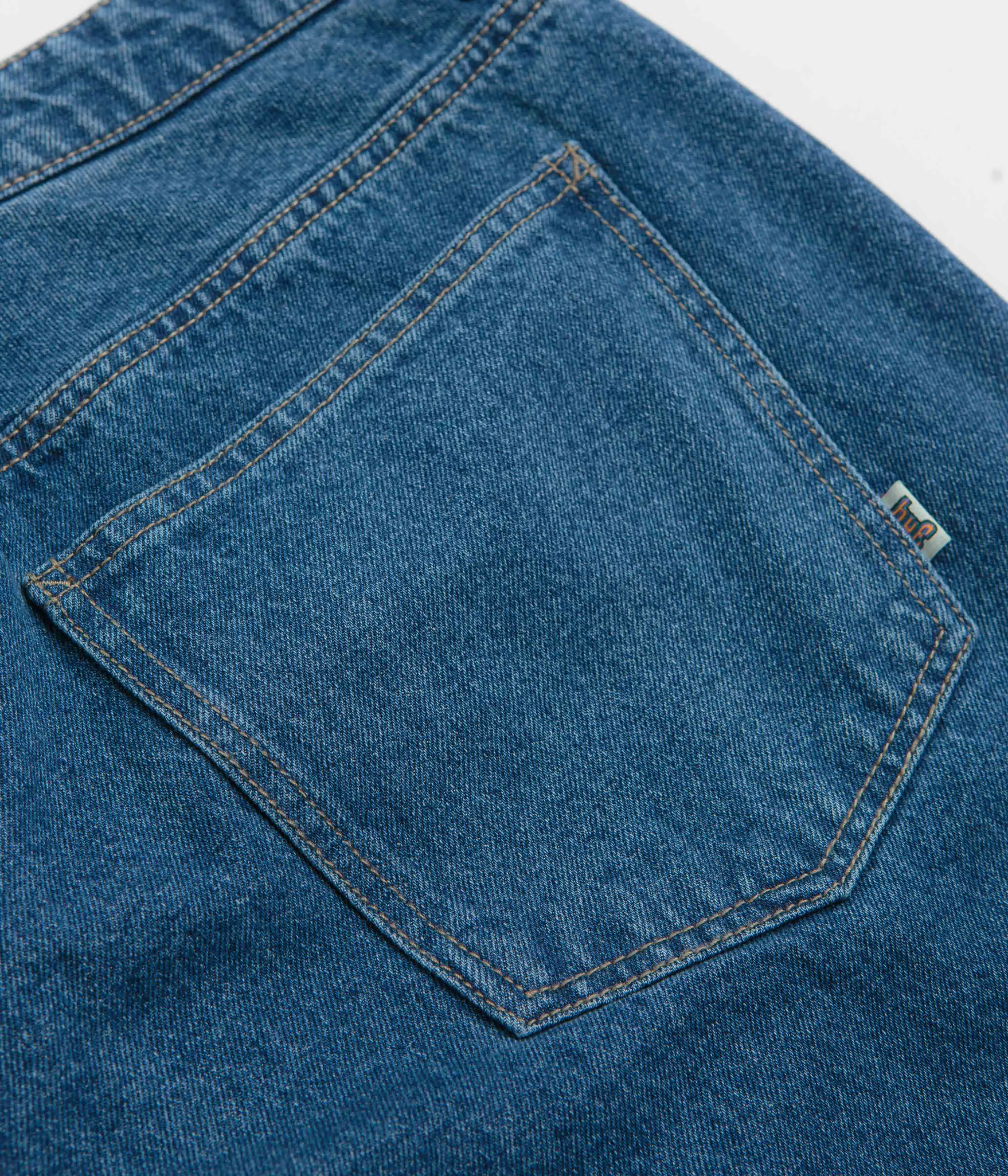 HUF Cromer Jeans - Stone Wash Indigo