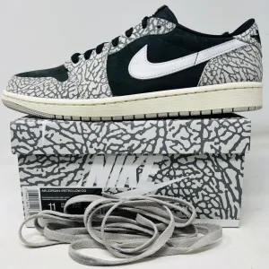 Jordan 1 Retro Low OG Black Cement