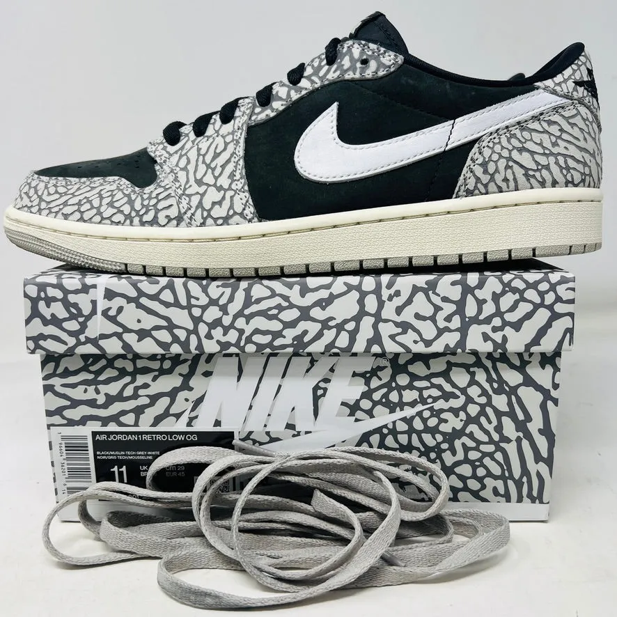 Jordan 1 Retro Low OG Black Cement