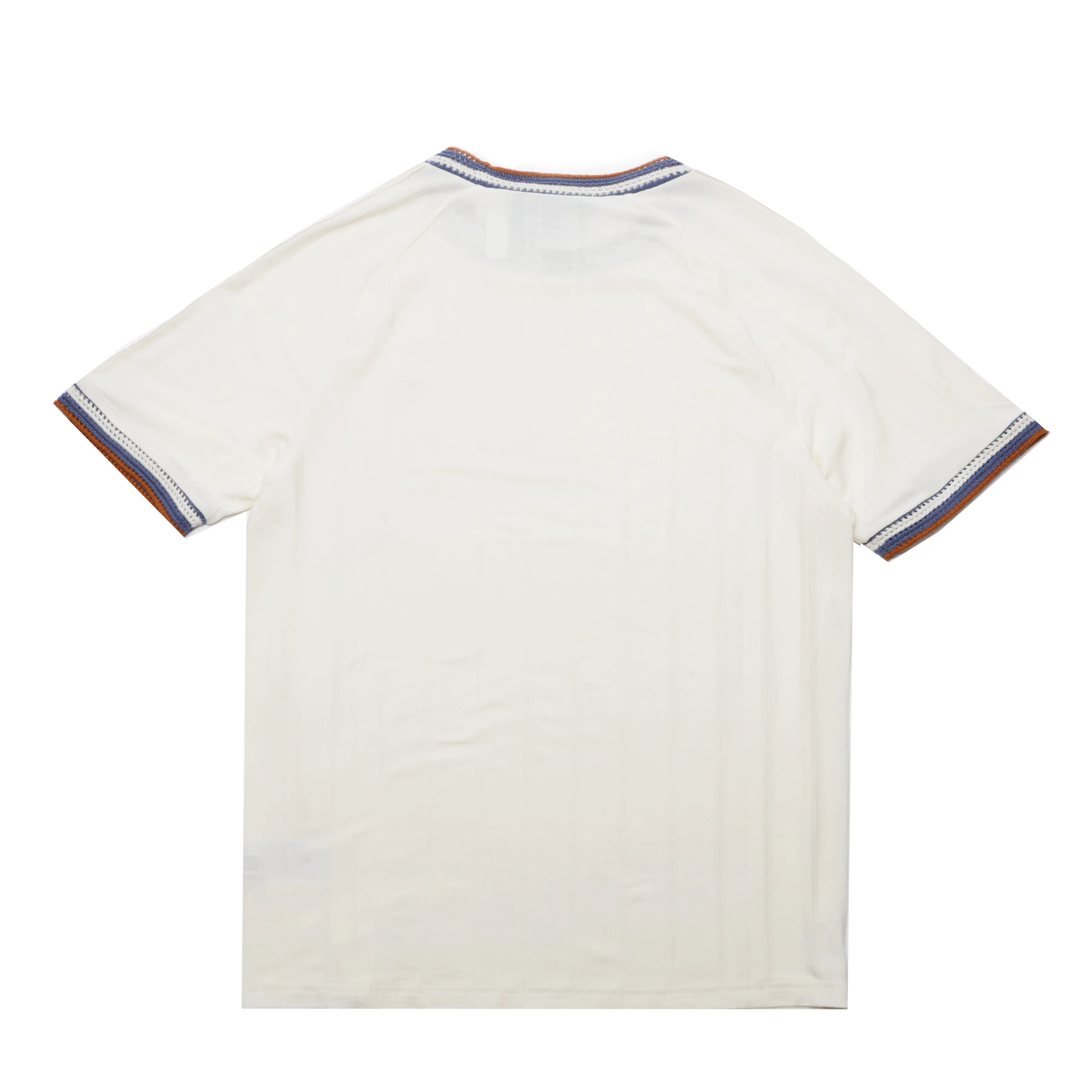 KNIT COLLAR 3-STRIPES TEE / CLOT BY EDISON CHEN