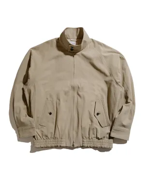 marka Dog Ear Jacket 60/2 Organic Cotton Soft Dry Chino Beige