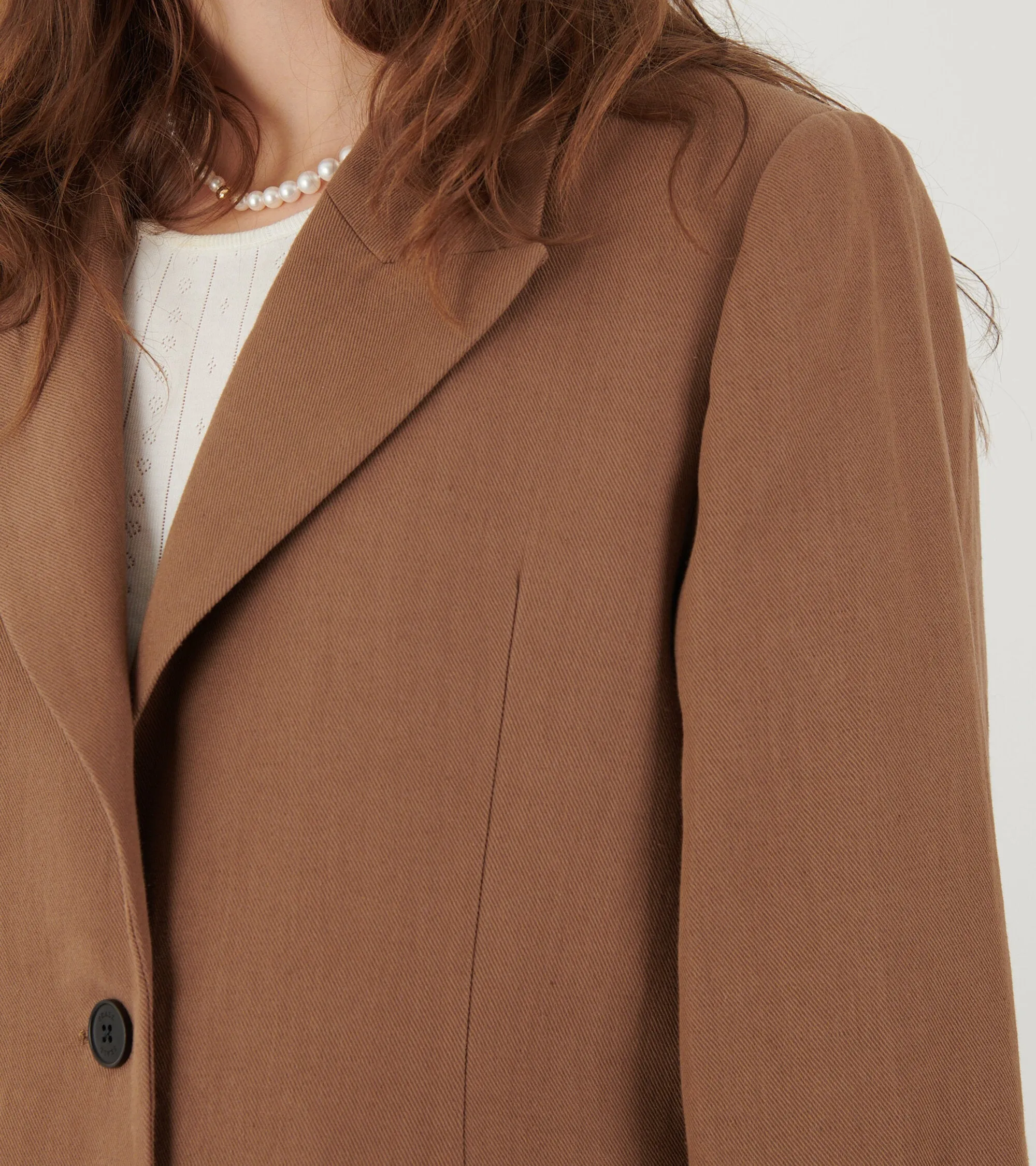 Milan Blazer Warm Brown