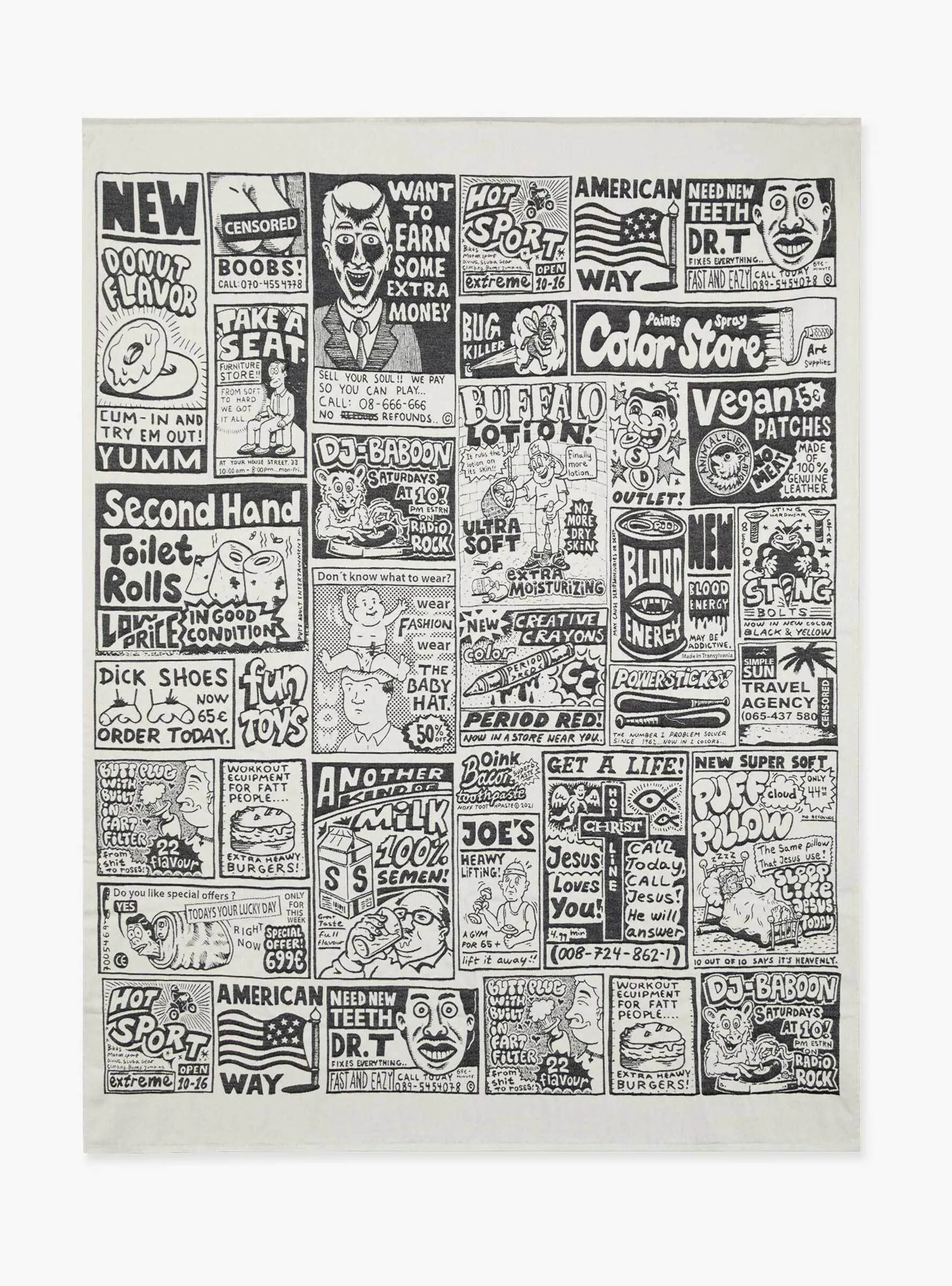 Newspaper Picnic Blanket