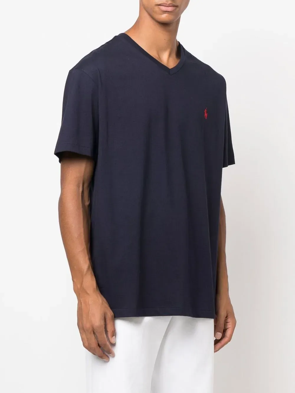 POLO RALPH LAUREN - Men Short Sleeve V-Neck Classic Fit T-Shirt