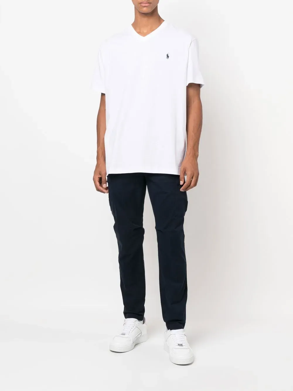 POLO RALPH LAUREN - Men Short Sleeve V-Neck Classic Fit T-Shirt