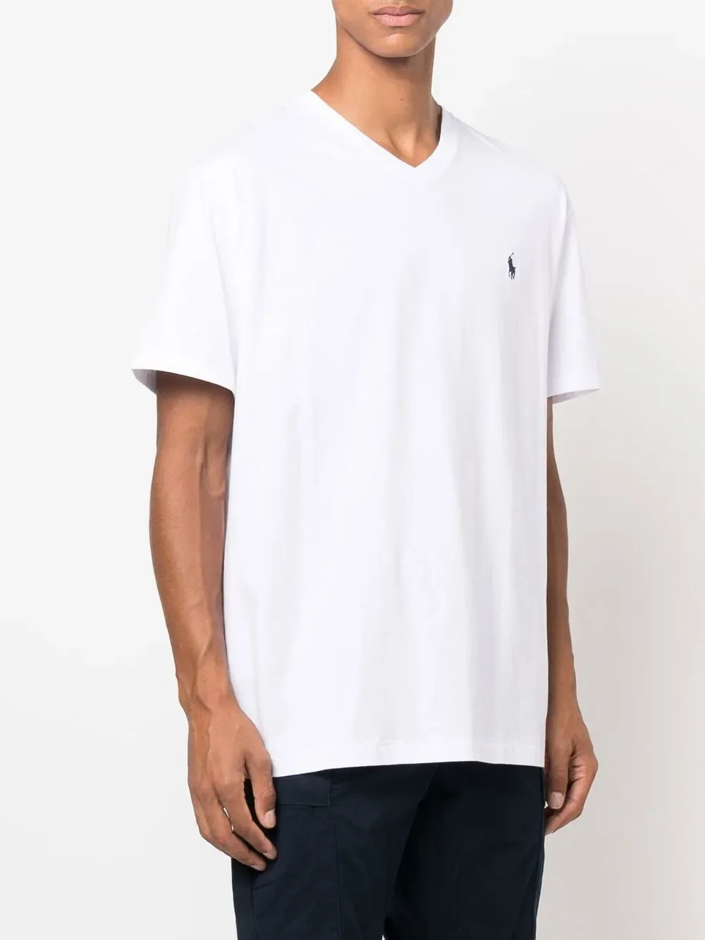 POLO RALPH LAUREN - Men Short Sleeve V-Neck Classic Fit T-Shirt