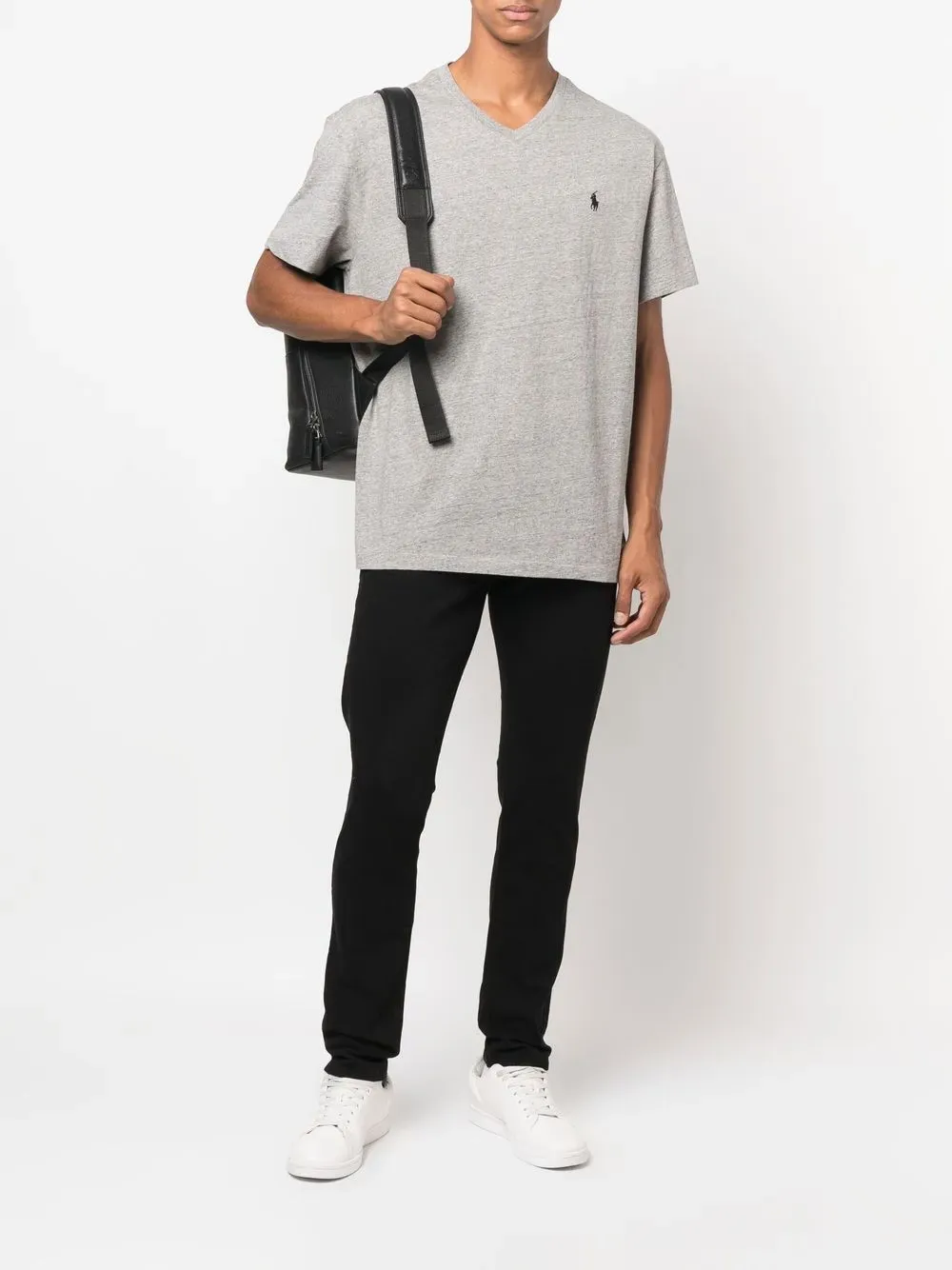 POLO RALPH LAUREN - Men Short Sleeve V-Neck Classic Fit T-Shirt