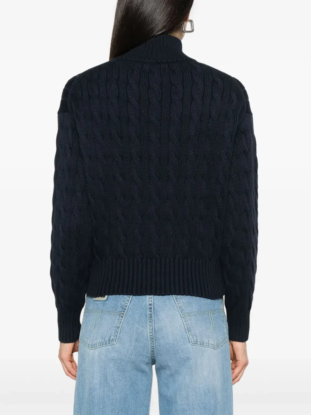 POLO RALPH LAUREN - Women Half Zipper Long Sleeve Pullover