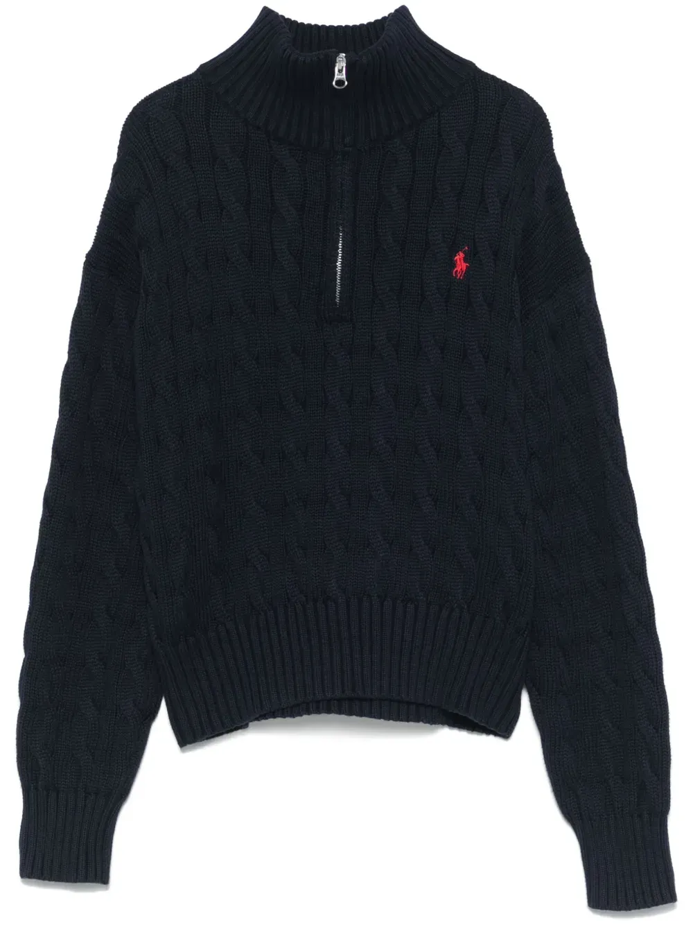 POLO RALPH LAUREN - Women Half Zipper Long Sleeve Pullover