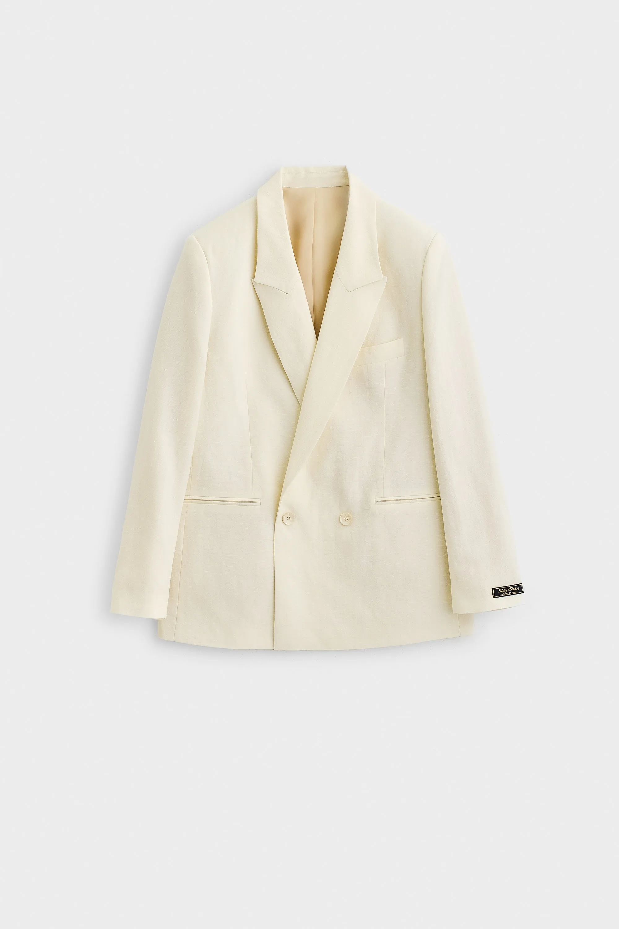 RELAXED DOUBLE BUTTONED BLAZER