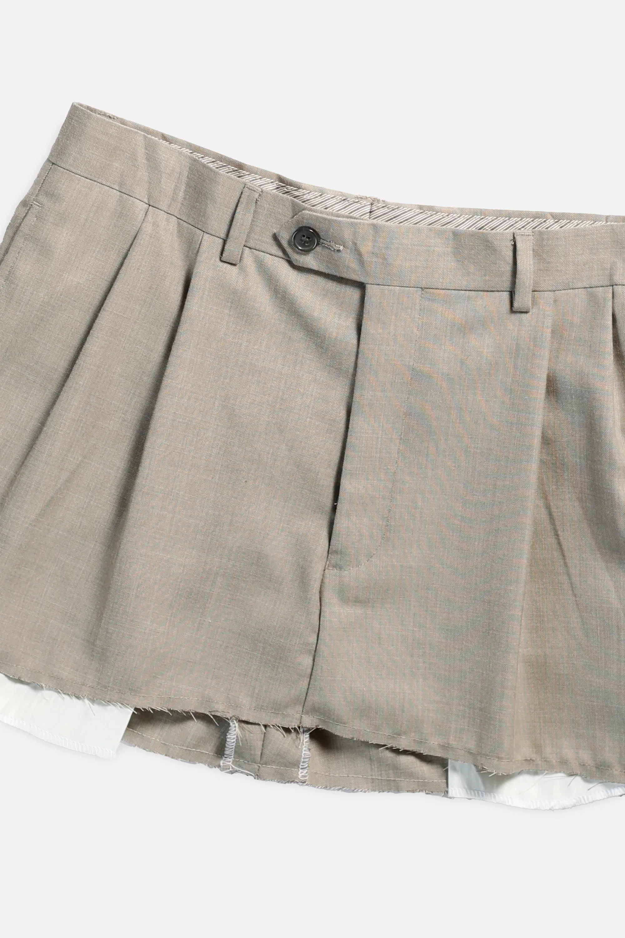 Rework Trouser Skirt - S