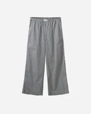 Rnne Essential Pajamas Pants - Black/White Stripe