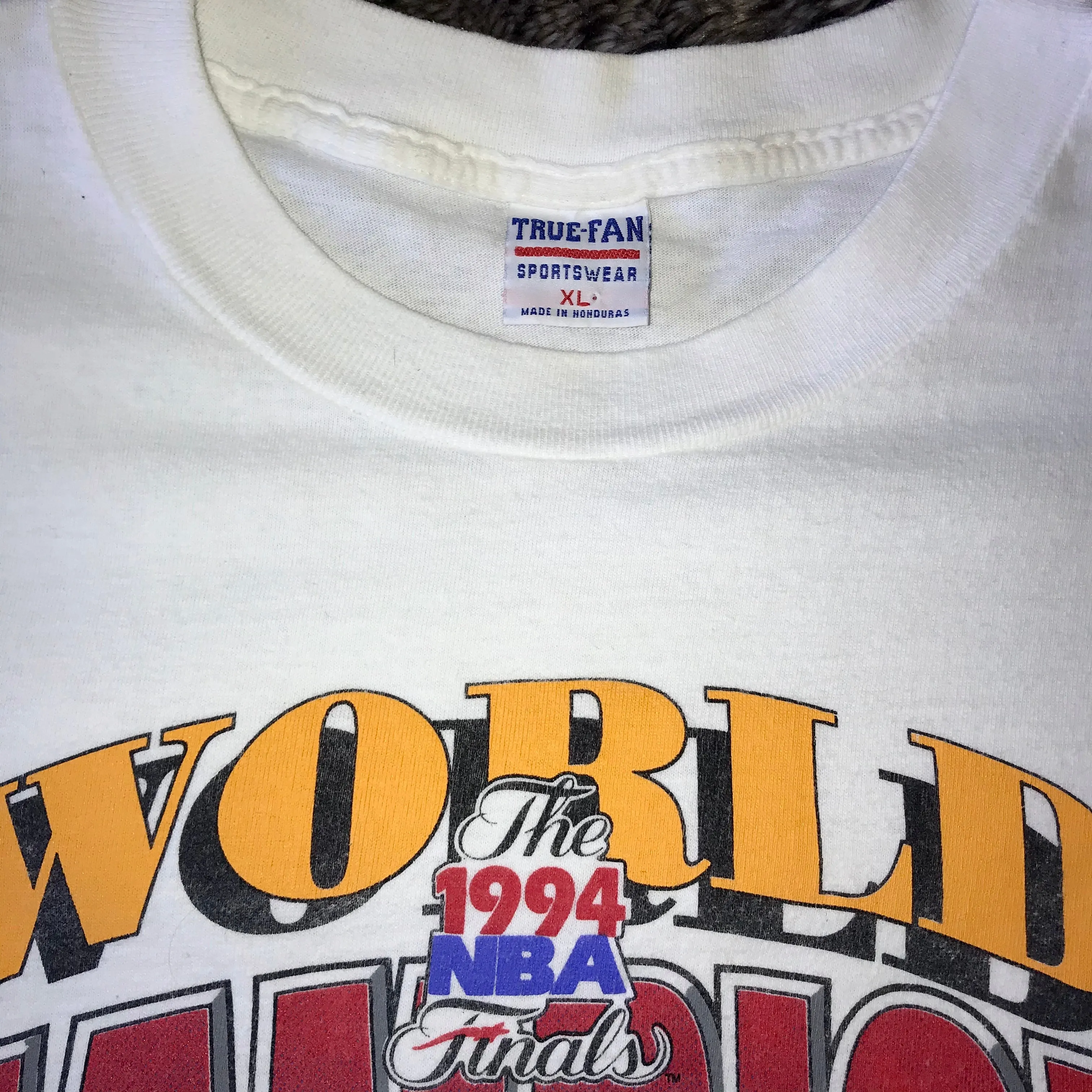 Rockets 1994 World Champions Clutch City Tee (White)