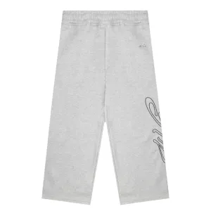 SIGNATURE WIDE PANT HEATHER GREY