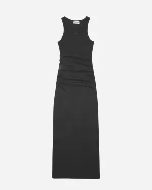 Soft Cotton Rib Tank Top Long Dress