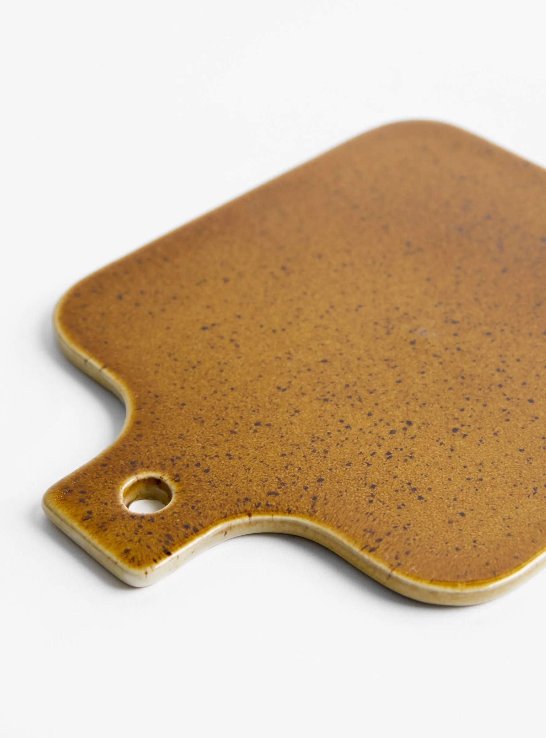 Spiro Presentation Plate Brown