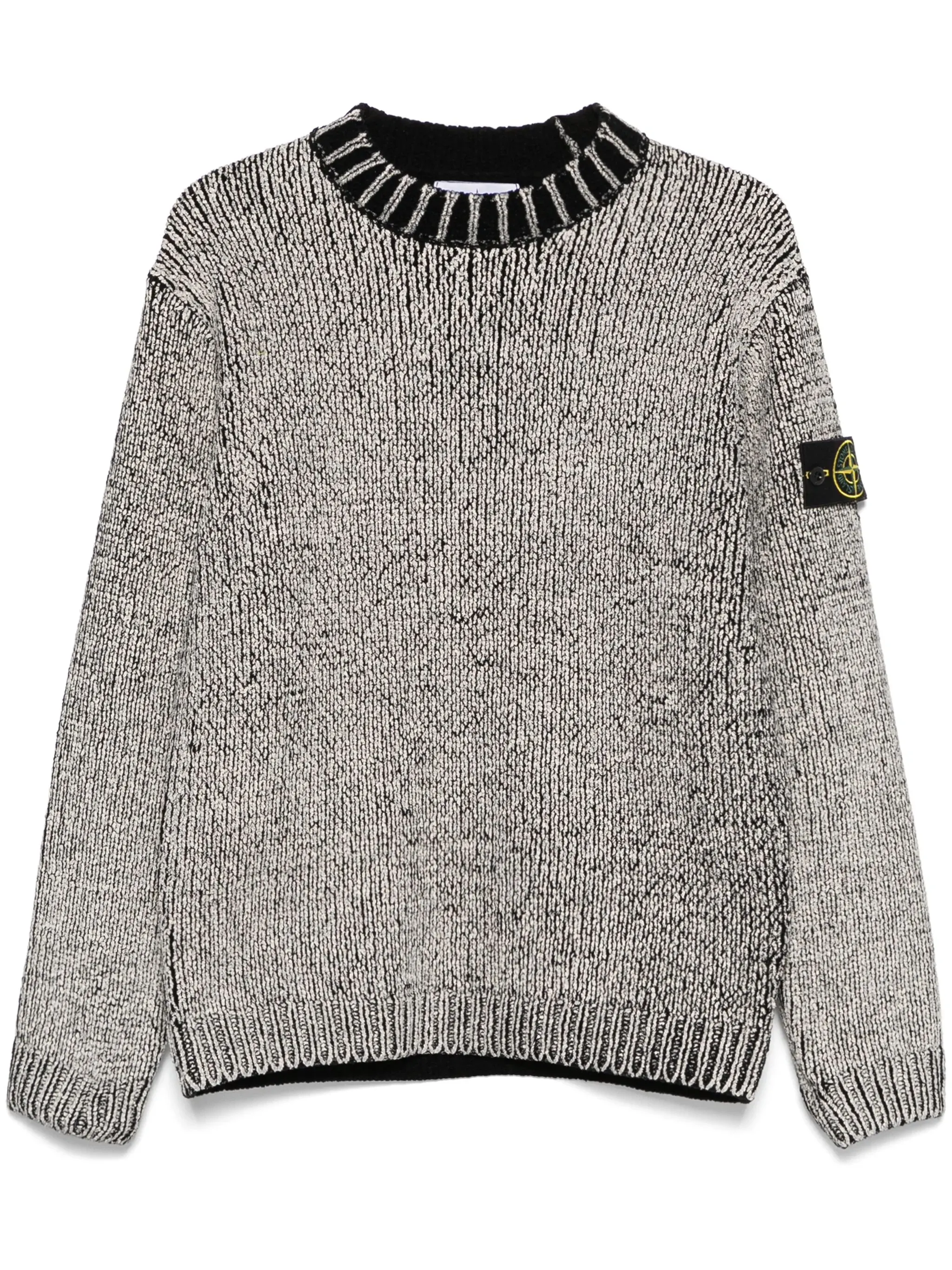 STONE ISLAND - Men Chenille Mock Neck Jumper