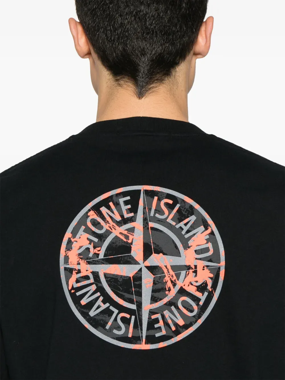 STONE ISLAND - Men Compass Camo T-Shirt
