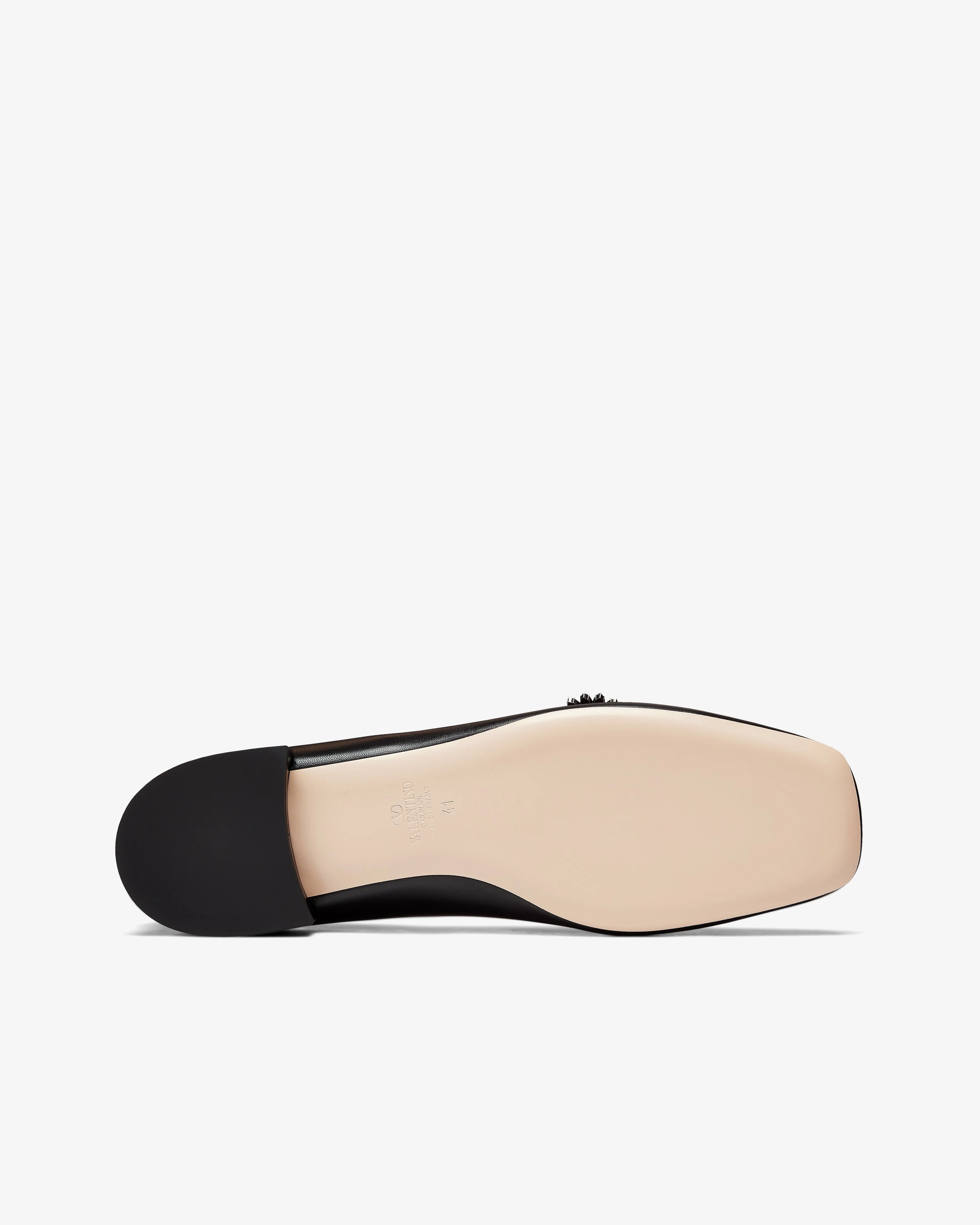 Valentino - Women's Mary-Jane Preshoes Ballerina - (Black/Crystal/Pink)