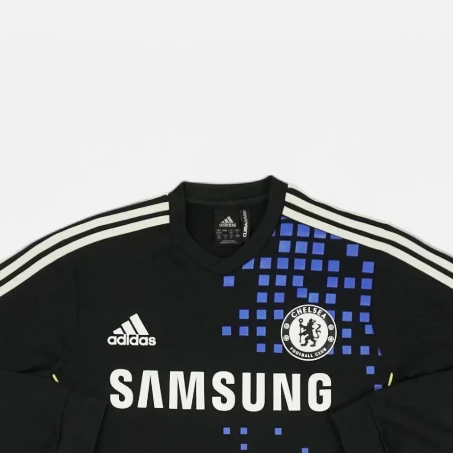 Vintage Adidas Black Chelsea Sweatshirt (S)
