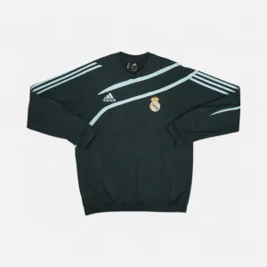 Vintage Adidas Black Real Madrid Sweatshirt (M)