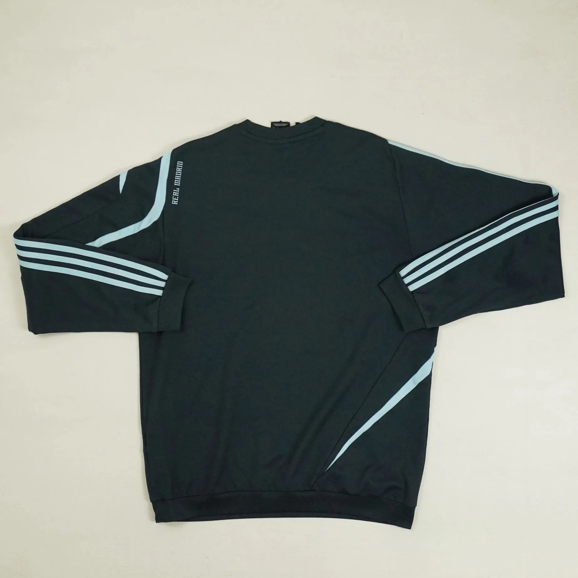 Vintage Adidas Black Real Madrid Sweatshirt (M)