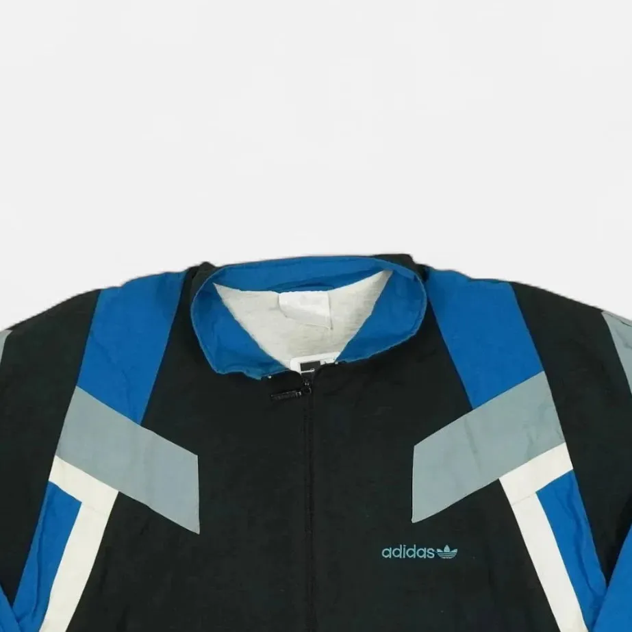 Vintage Adidas Black Trackjacket (XL)