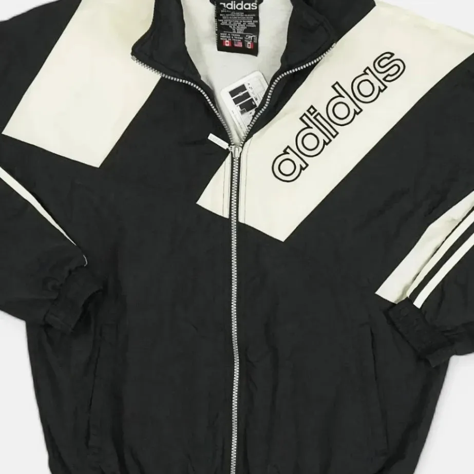 Vintage Adidas Black Trackjacket (XS)