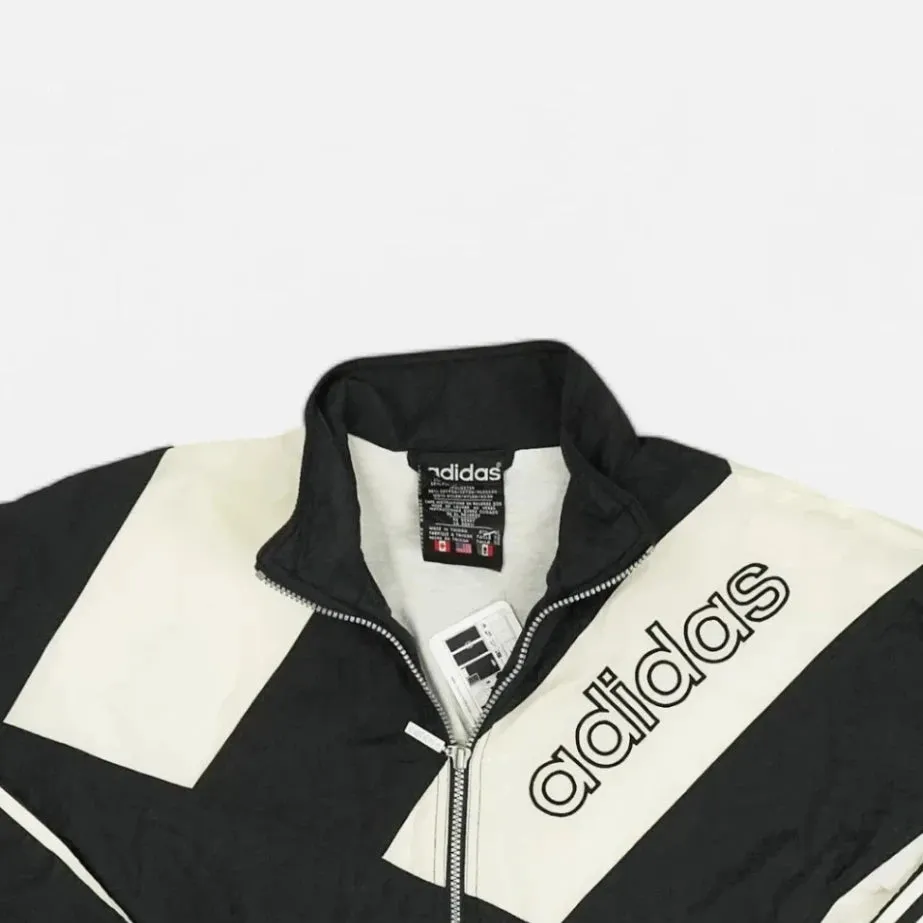 Vintage Adidas Black Trackjacket (XS)