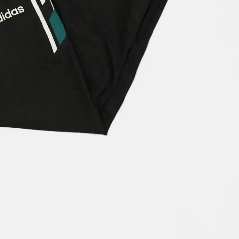 Vintage Adidas Black Trackpants (XL)