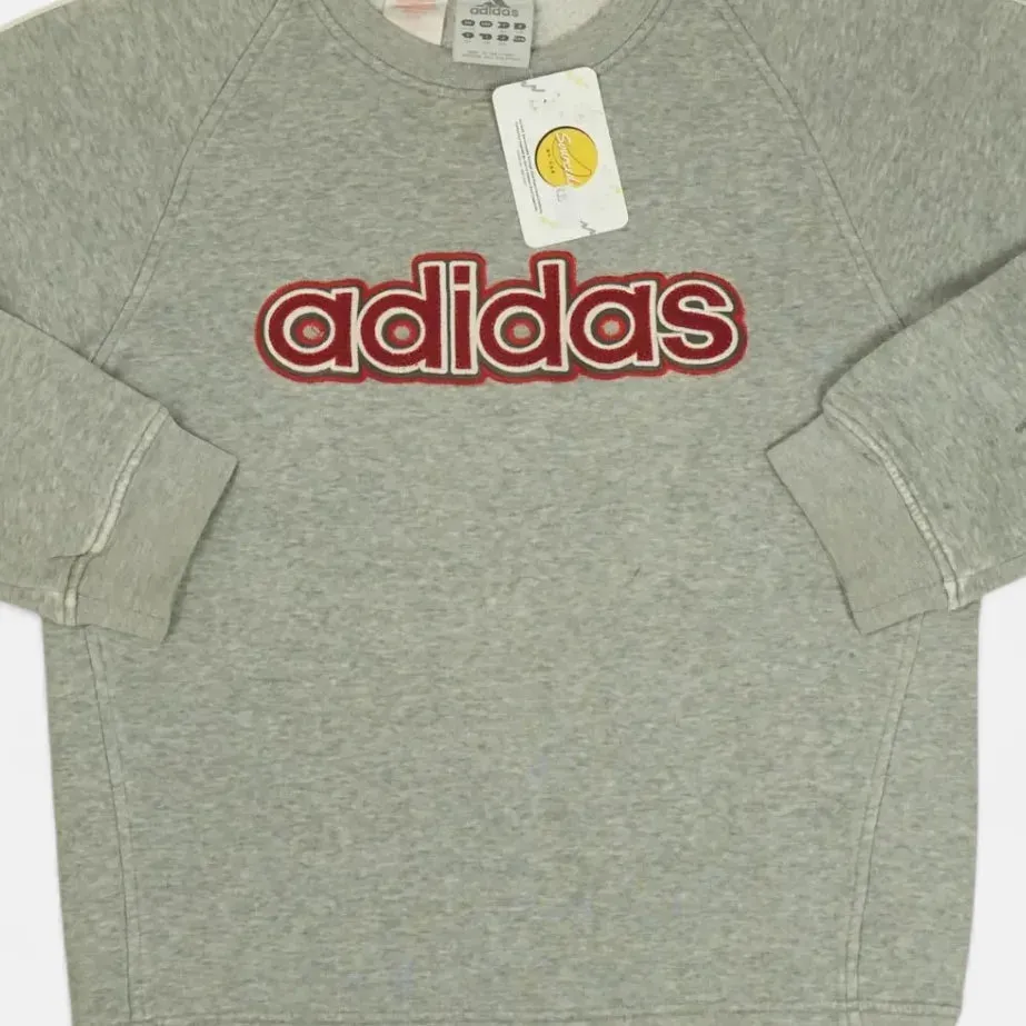 Vintage Adidas Gray Sweatshirt (XS)