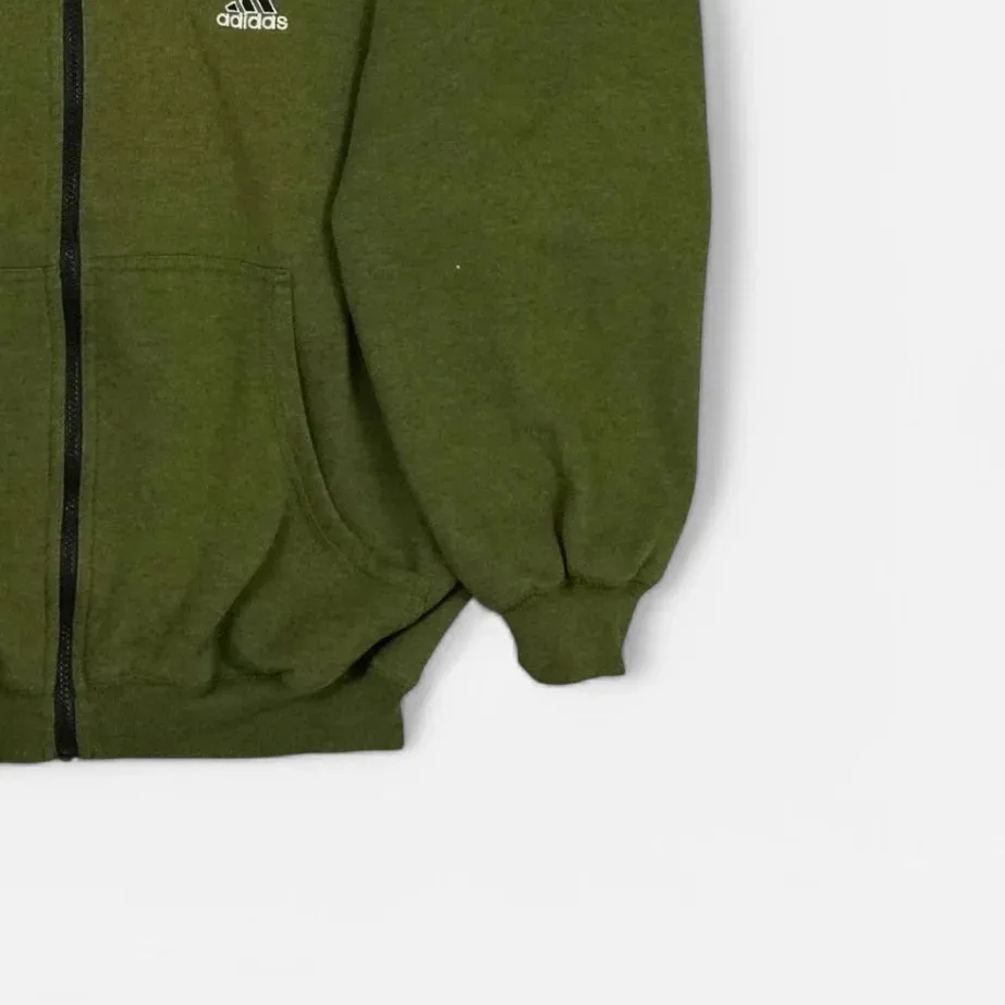 Vintage Adidas Green Hoodie (L)