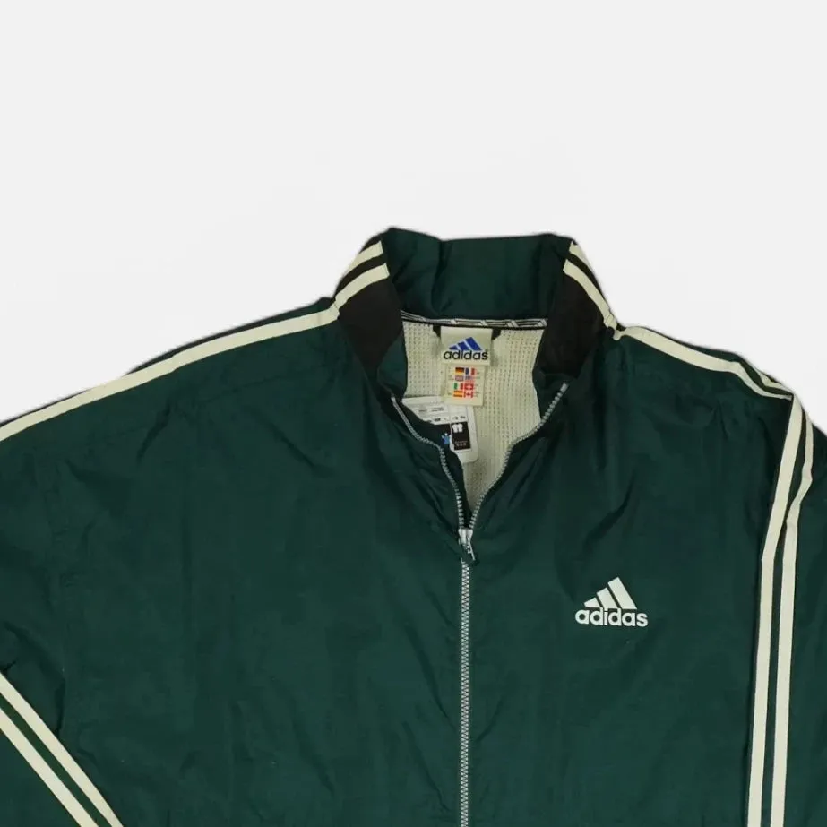 Vintage Adidas Green Trackjacket (XXL)