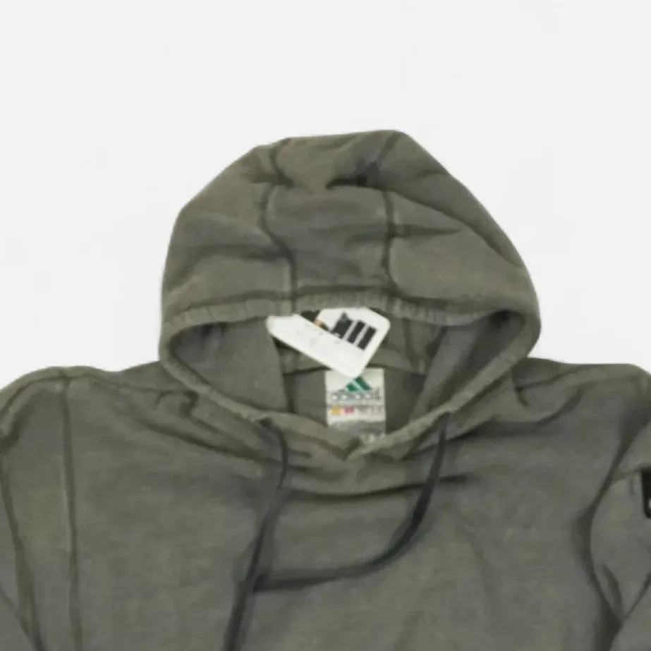Vintage Adidas Grey Hoodie (L)