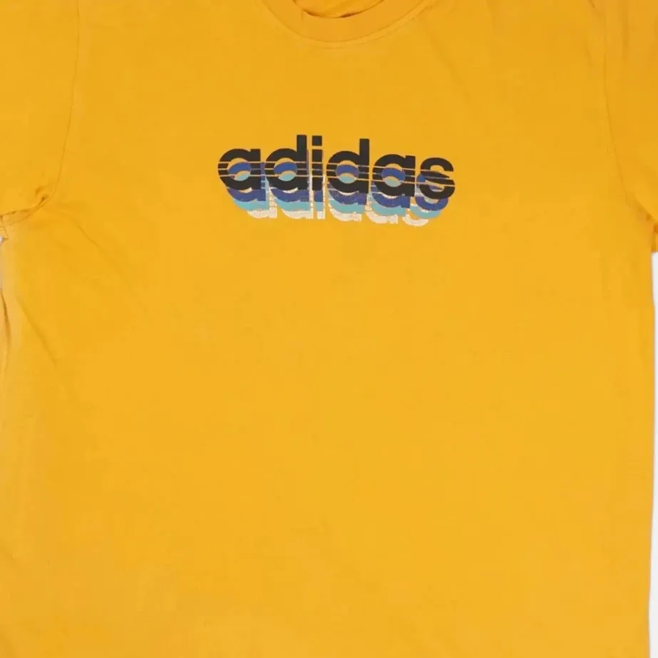 Vintage Adidas Orange T-shirt (L)