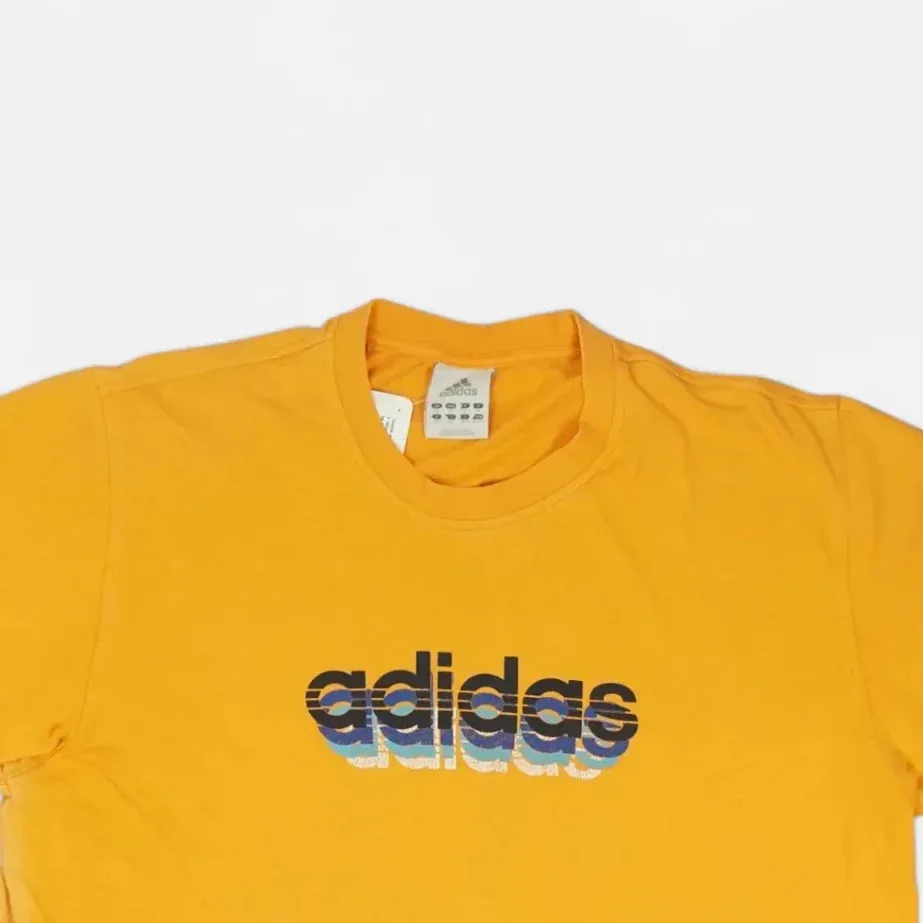 Vintage Adidas Orange T-shirt (L)