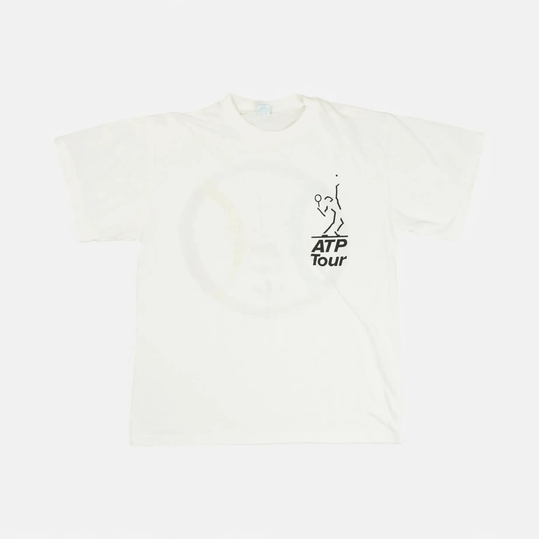 Vintage Adidas White ATP Tour T-Shirt (M)