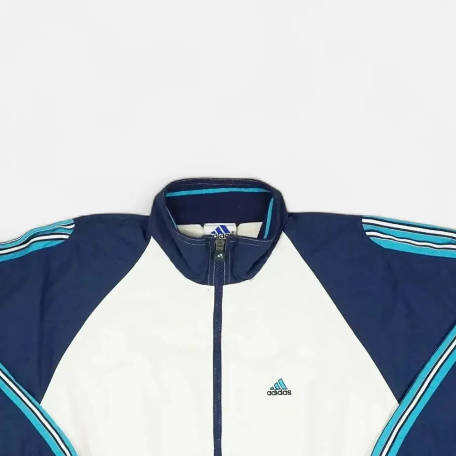 Vintage Adidas White Trackjacket (M)