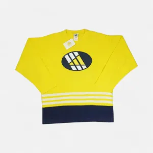 Vintage Adidas Yellow Crewneck (M)