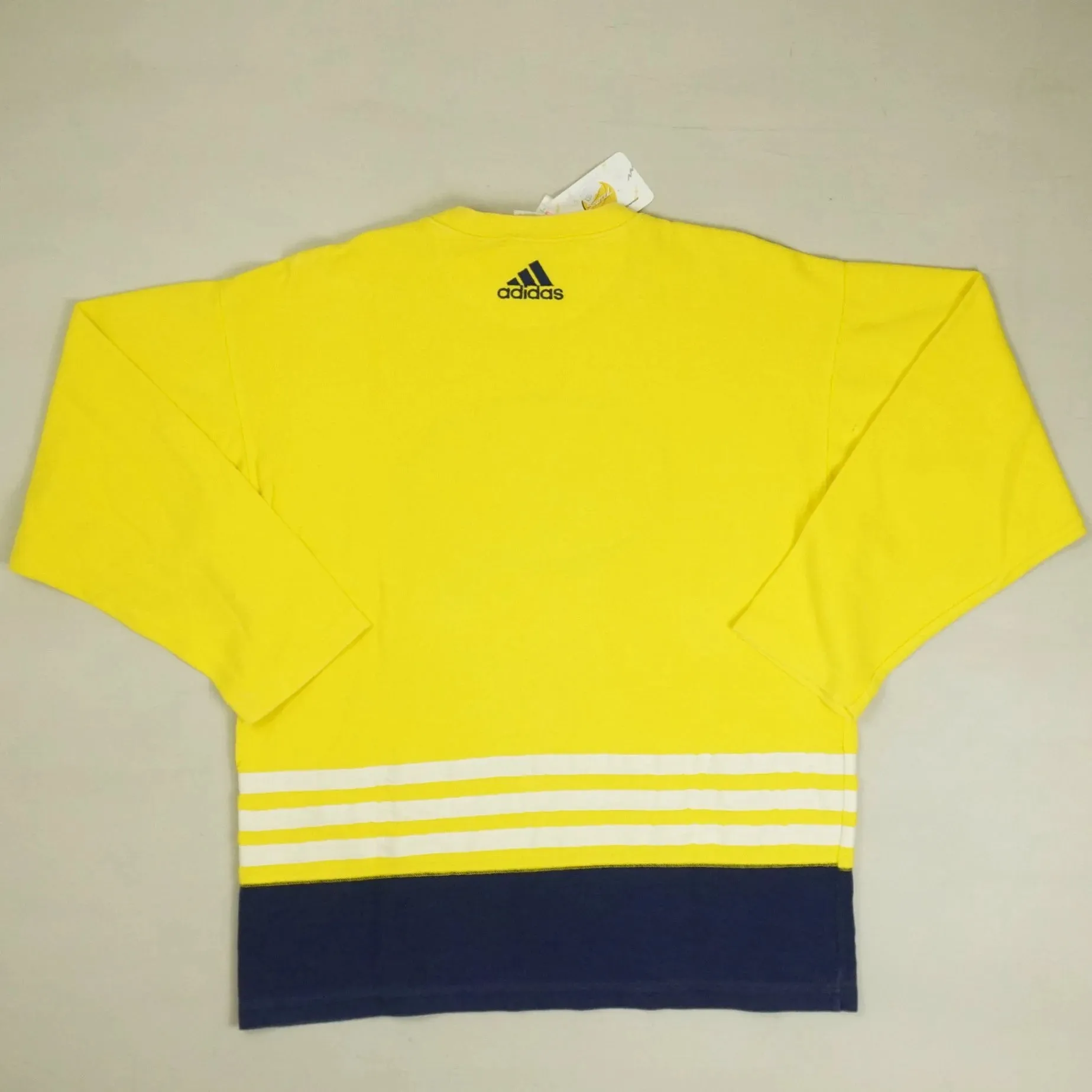 Vintage Adidas Yellow Crewneck (M)