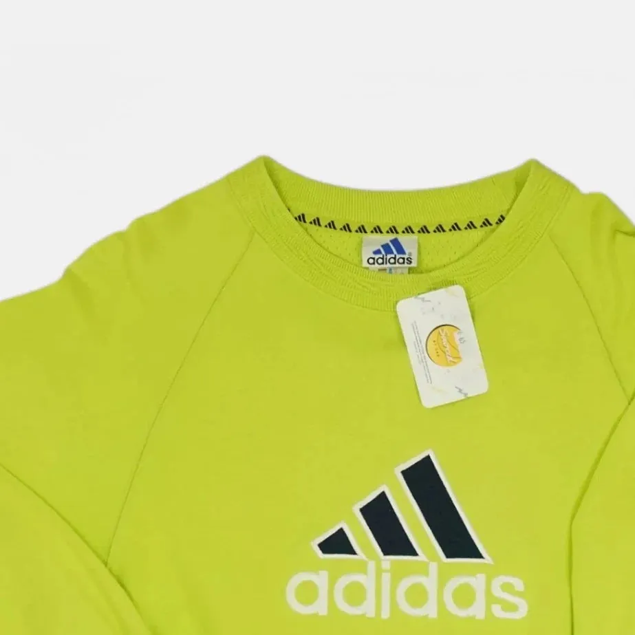Vintage Adidas Yellow Sweatshirt (L)