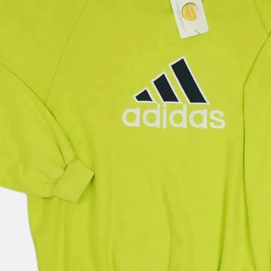 Vintage Adidas Yellow Sweatshirt (L)