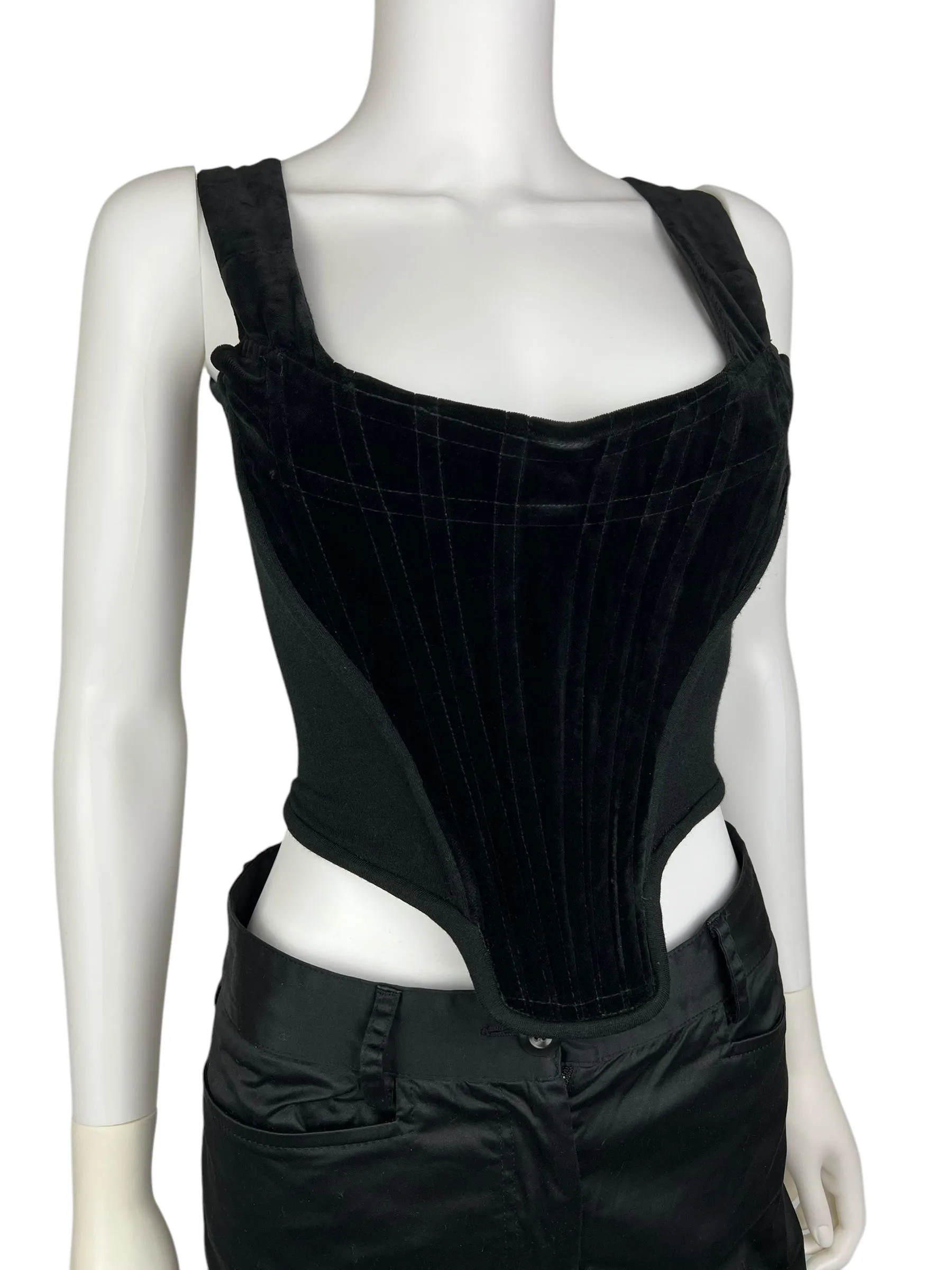 Vivienne Westwood A/W 1991 velvet corset