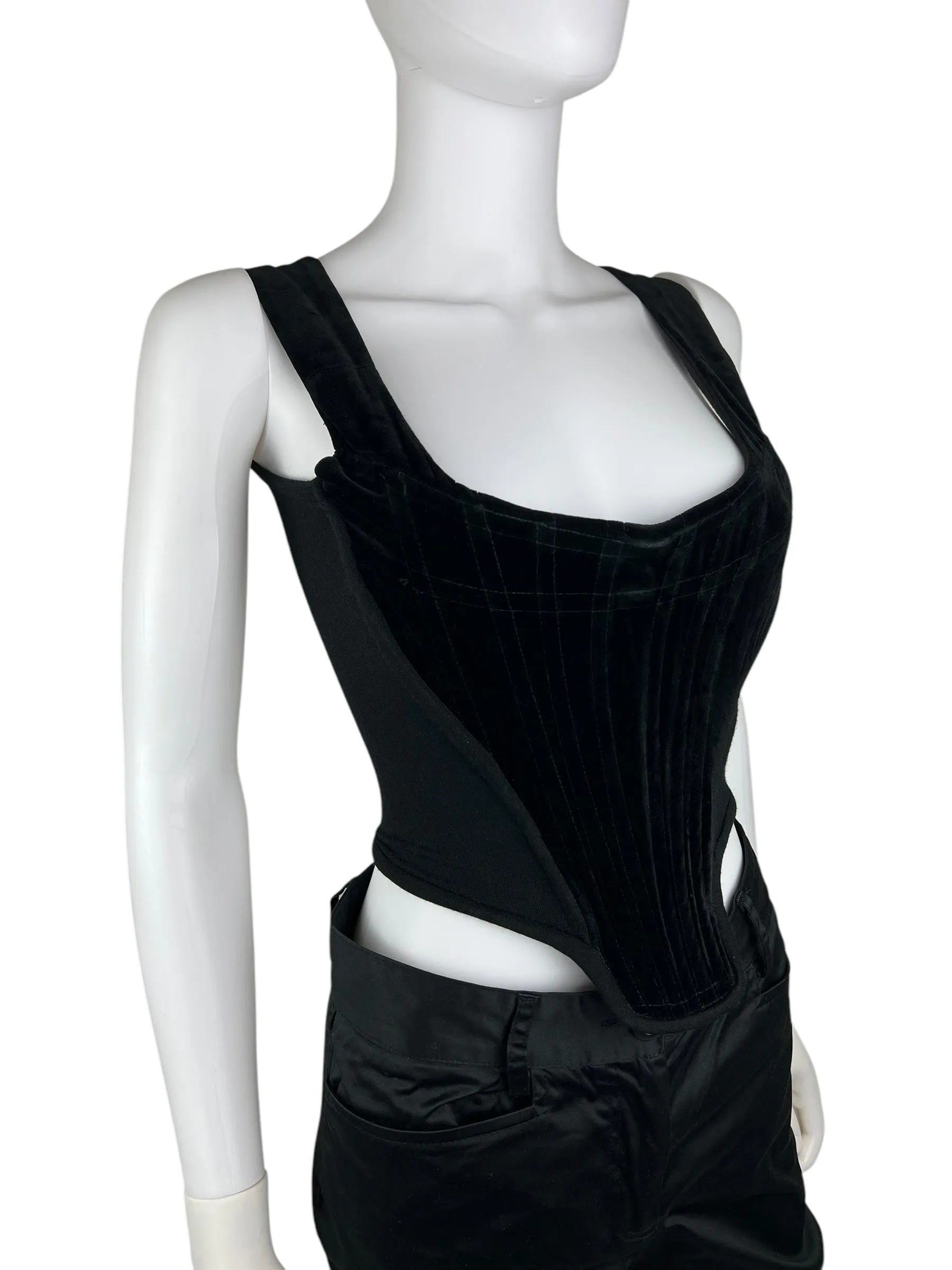 Vivienne Westwood A/W 1991 velvet corset
