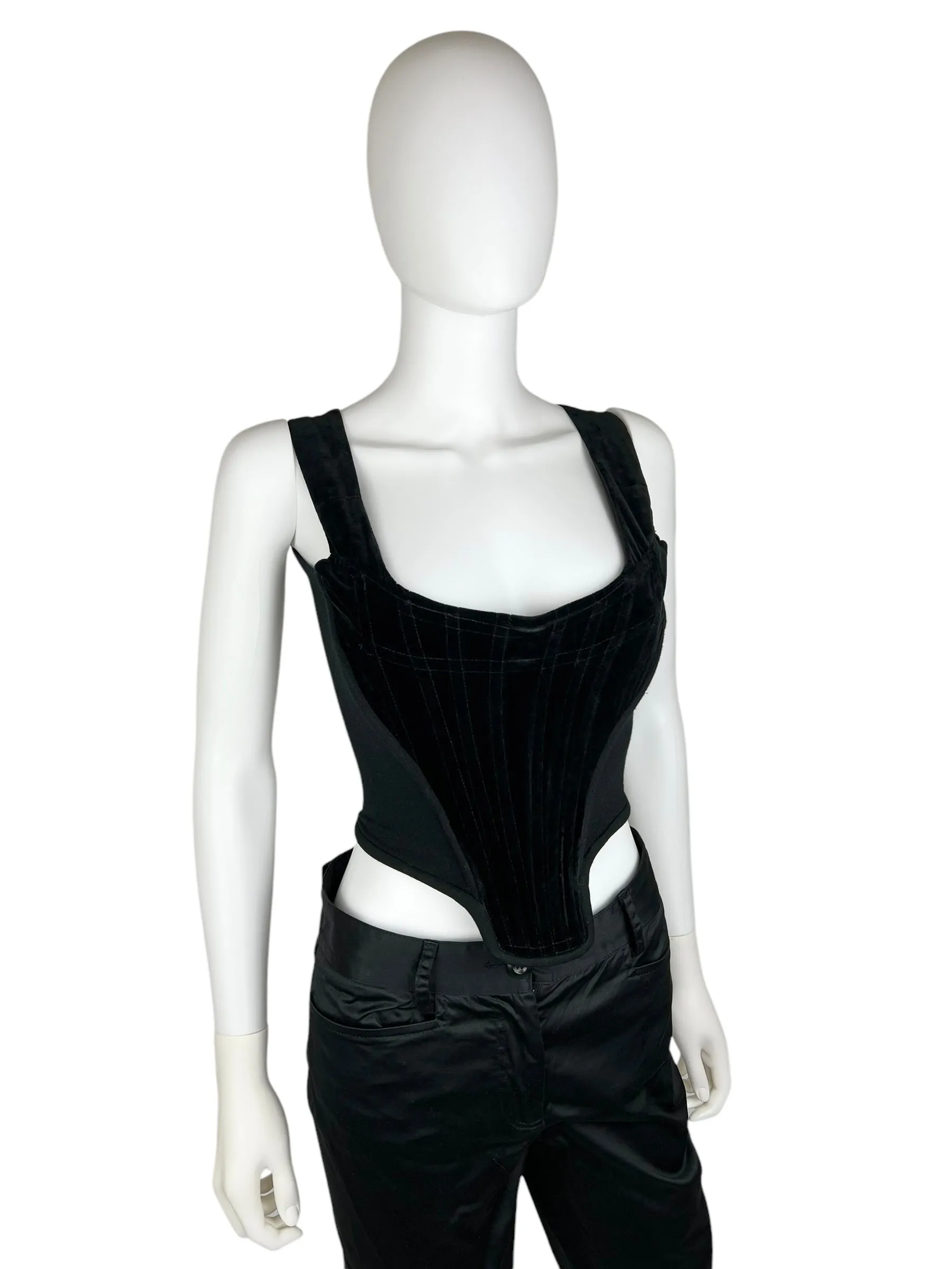 Vivienne Westwood A/W 1991 velvet corset