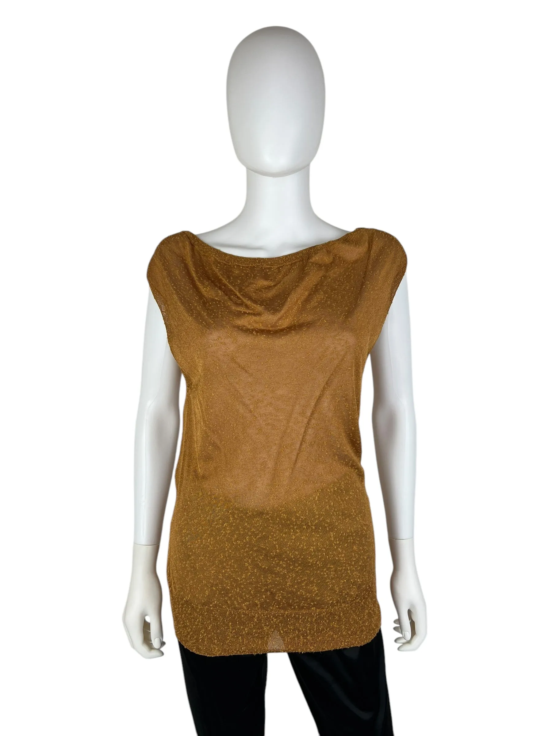 Vivienne Westwood S/S 2013 gold top
