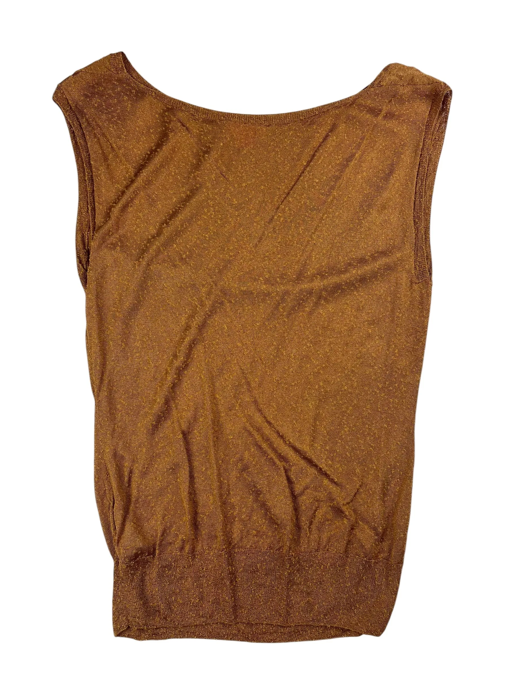 Vivienne Westwood S/S 2013 gold top