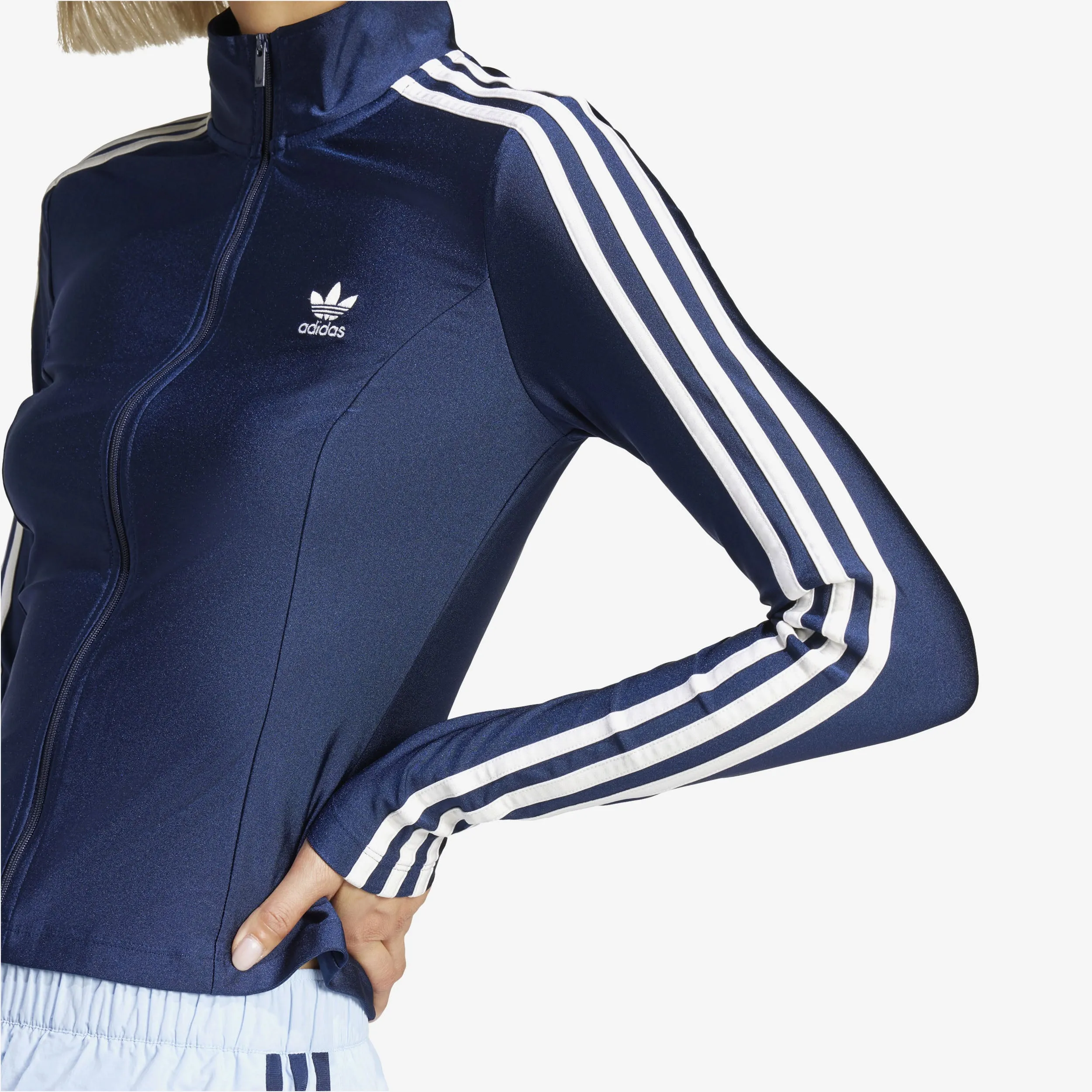 Wmns Adicolor 3 Stripe Slim Track Top